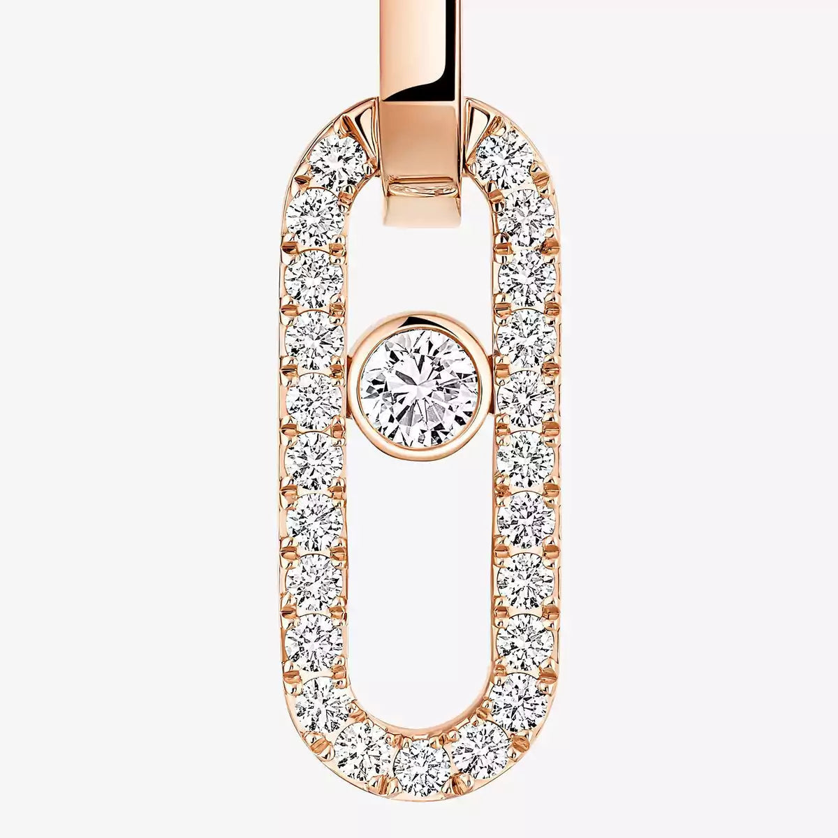 [Eterna Jewels]Move Link Diamond Earrings
