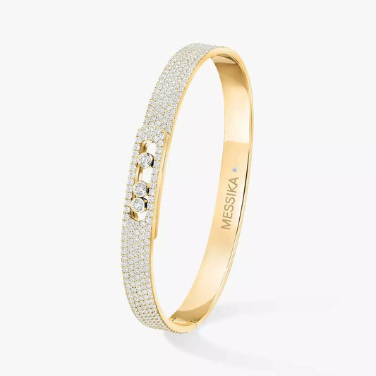 [Eterna Jewels]Move Noa Full Pavé Diamond Bangle Bracelet