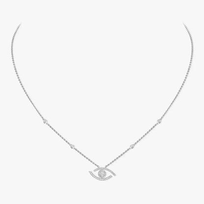 [Eterna Jewels]Pave_ Diamond Necklace Lucky Eye