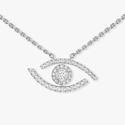 [Eterna Jewels]Pave_ Diamond Necklace Lucky Eye