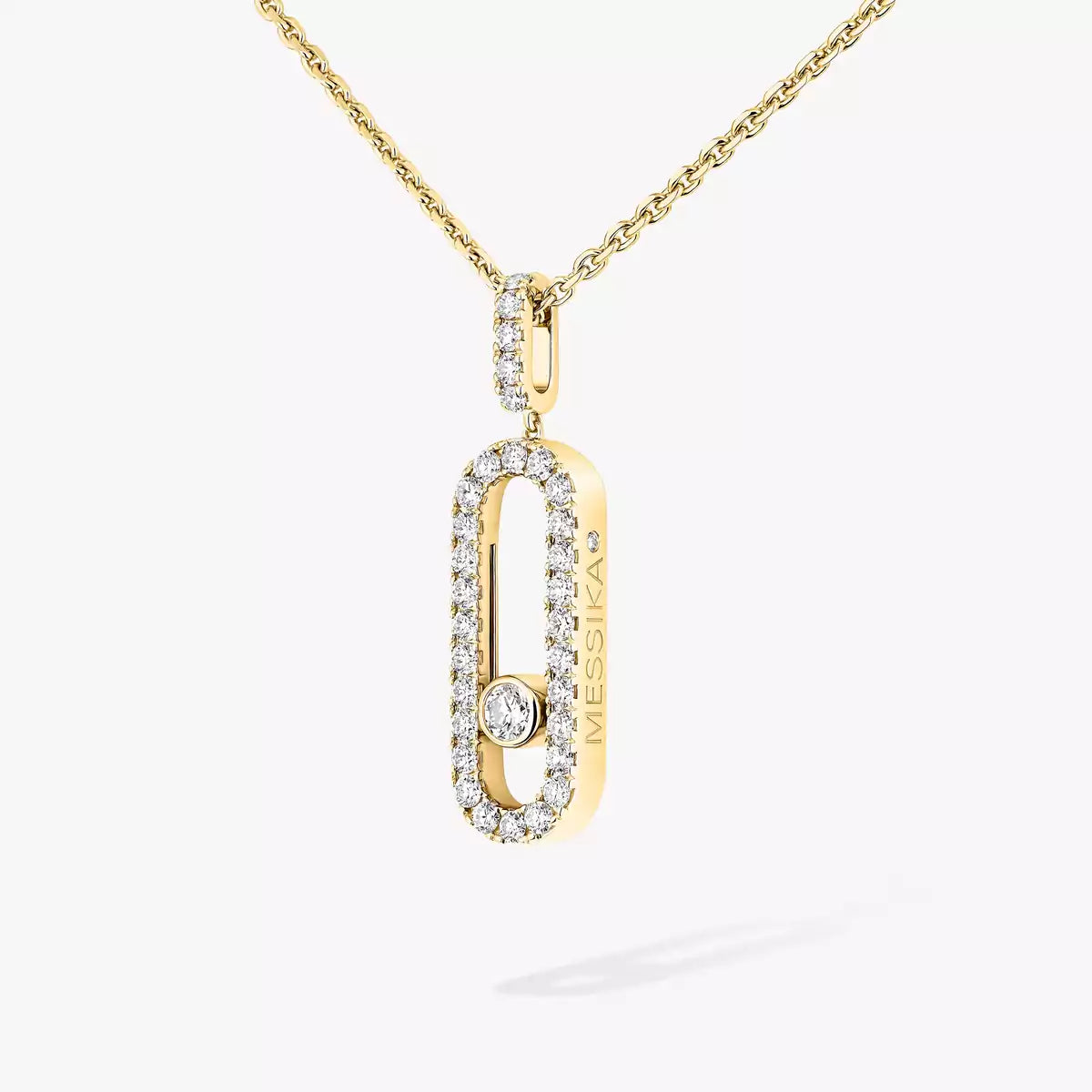 [Eterna Jewels]Move Uno Diamond Necklace in Rose Gold