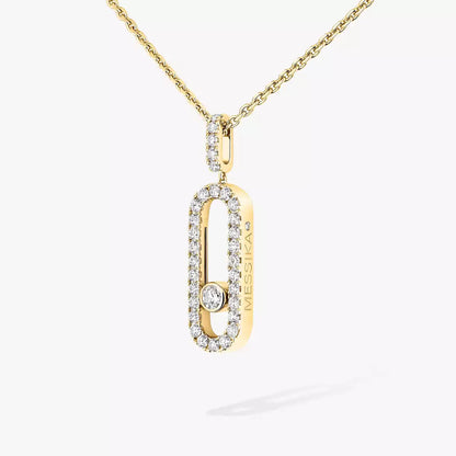 [Eterna Jewels]Move Uno Diamond Necklace in Rose Gold