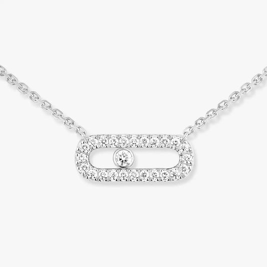 [Eterna Jewels]Diamond Necklace Move Uno