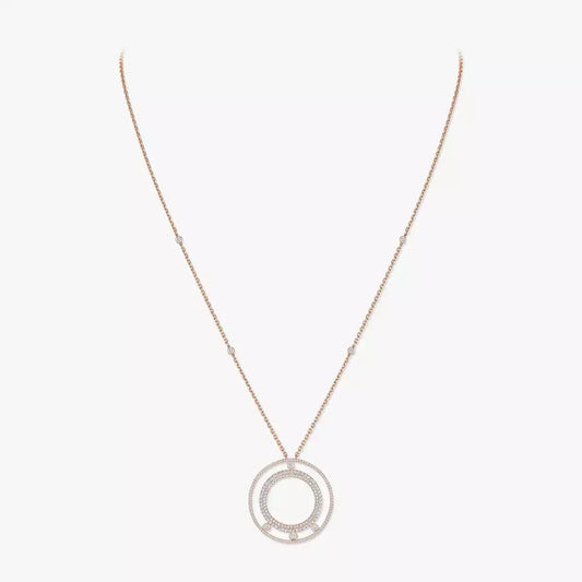 [Eterna Jewels]Move Romane Long Pave_-Set Diamond Necklace