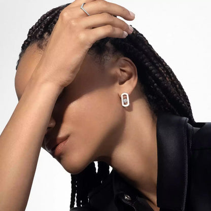 [Eterna Jewels]So Move Diamond Earrings in Yellow Gold
