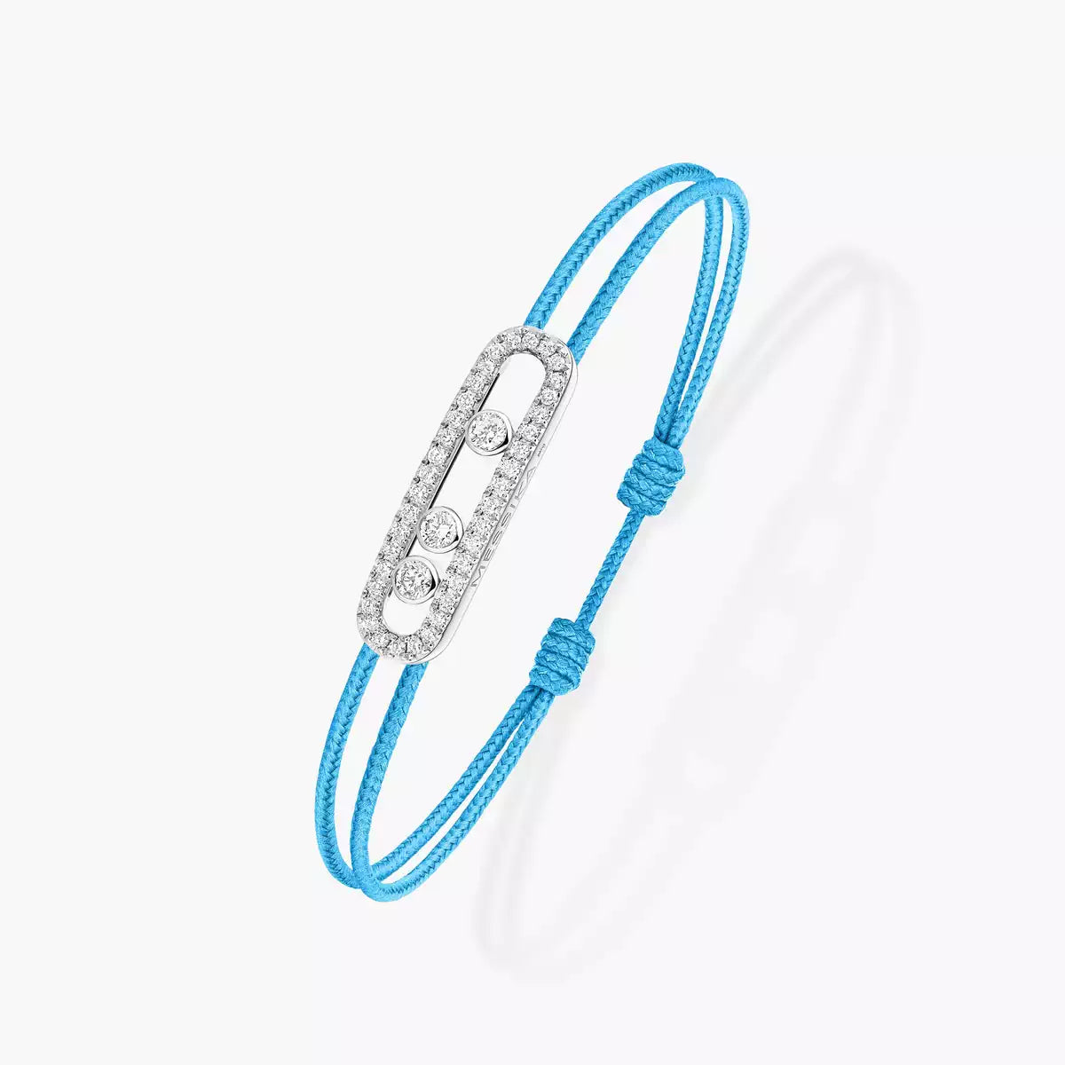 [Eterna Jewels]MK Care(s) pink cord pavé bracelet