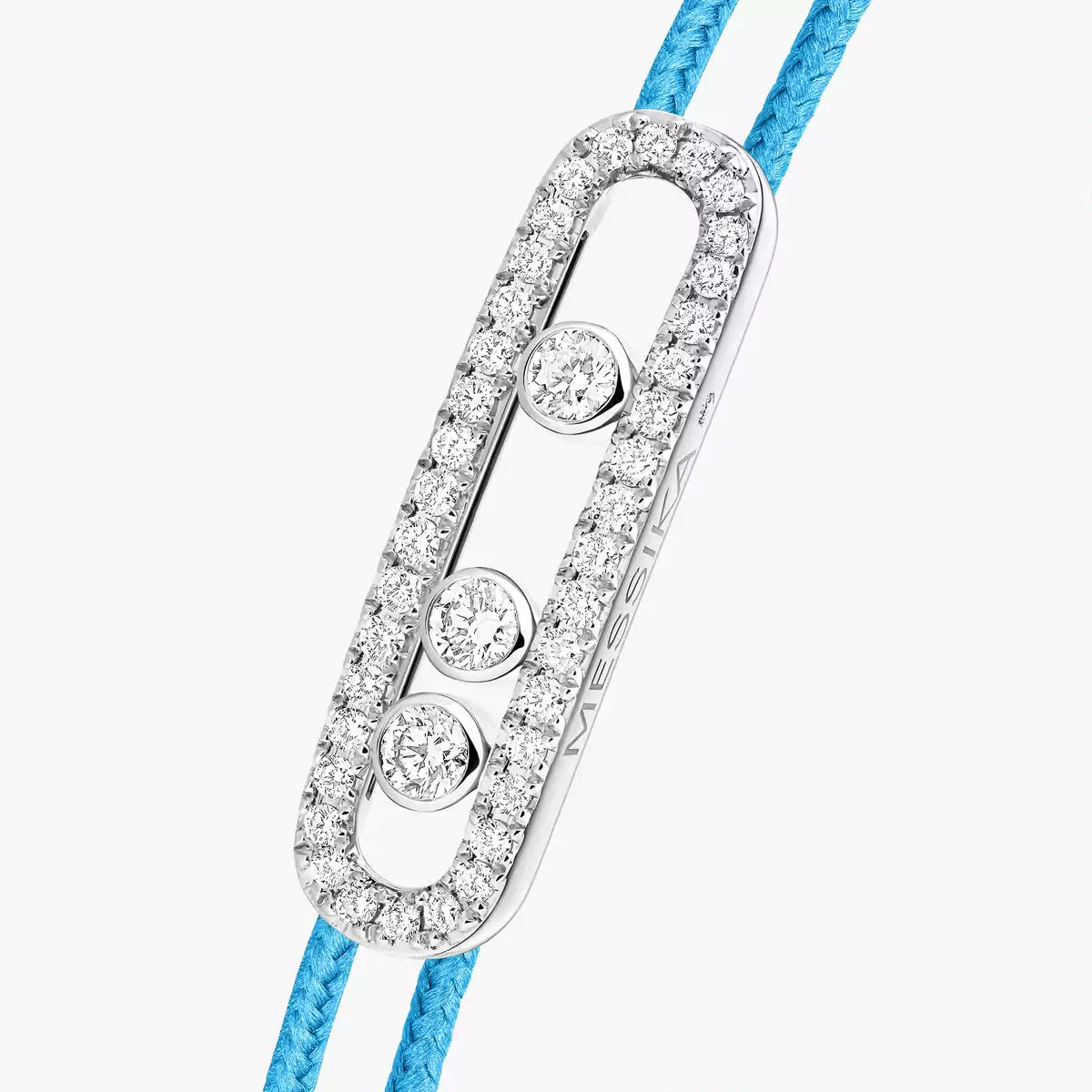 [Eterna Jewels]MK Care(s) pink cord pavé bracelet