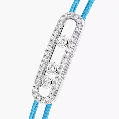 [Eterna Jewels]MK Care(s) pink cord pavé bracelet