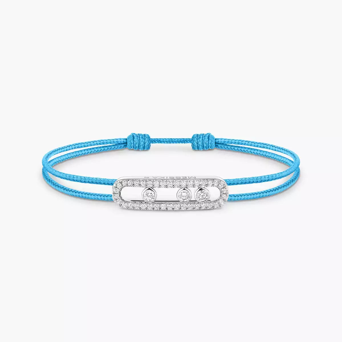 [Eterna Jewels]MK Care(s) pink cord pavé bracelet