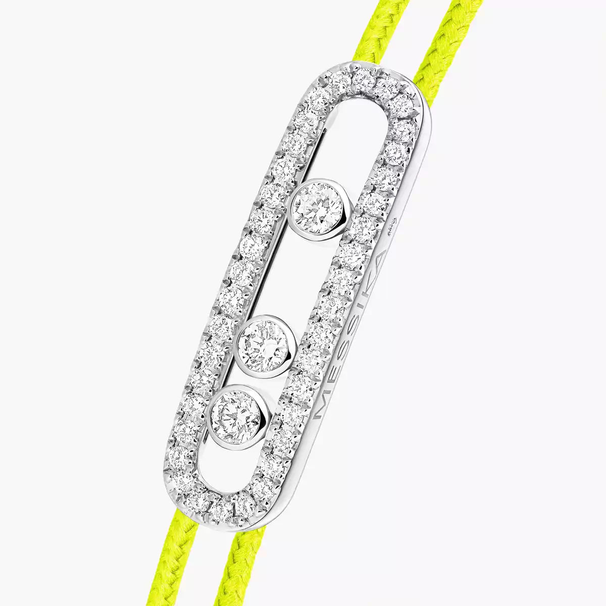 [Eterna Jewels]MK Care(s) pink cord pavé bracelet