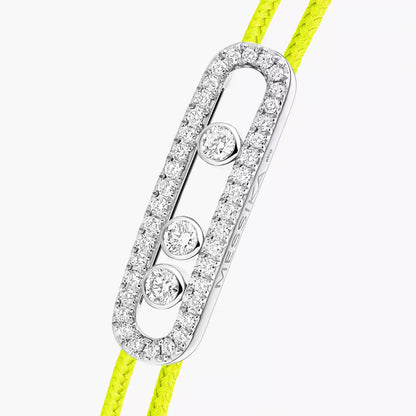 [Eterna Jewels]MK Care(s) pink cord pavé bracelet
