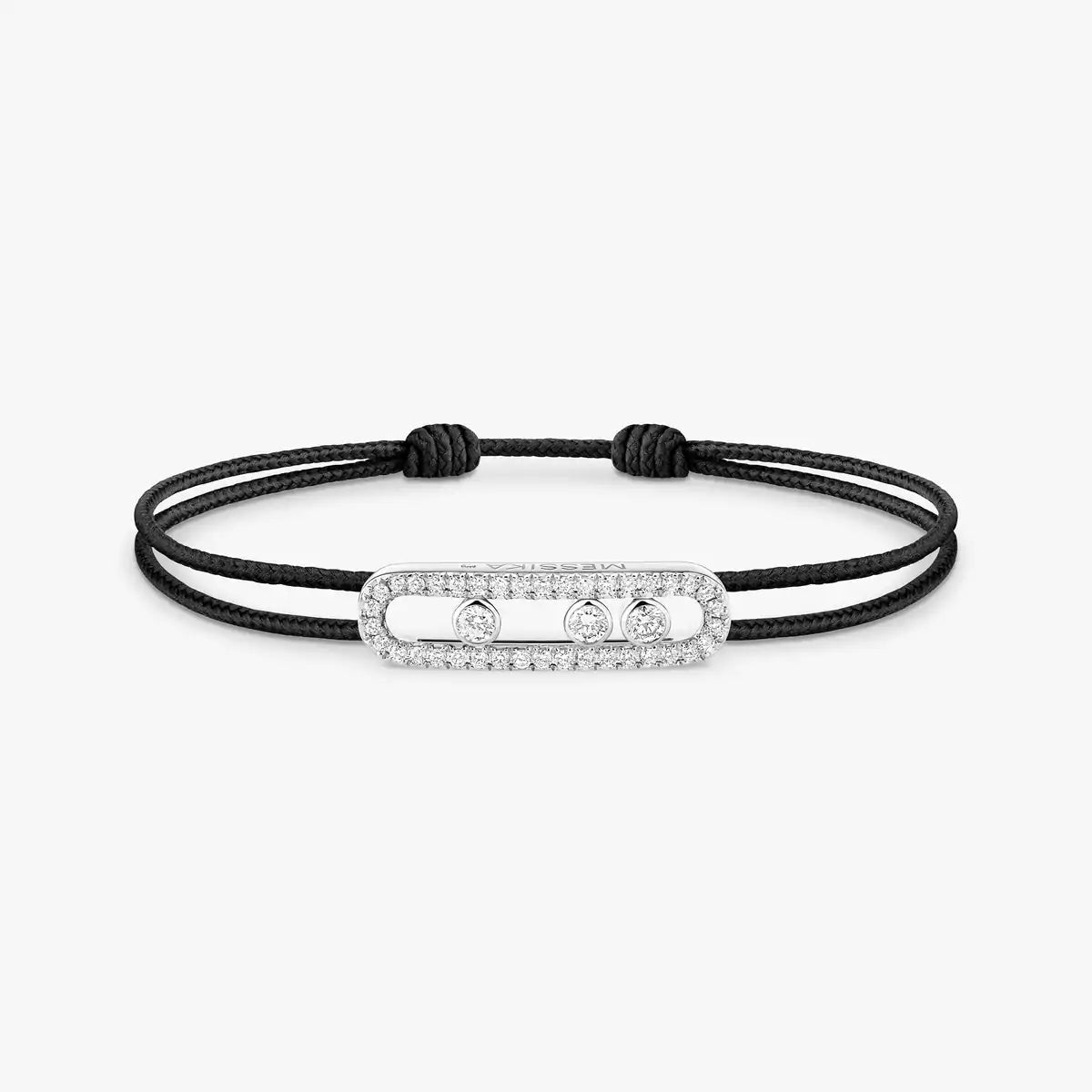 [Eterna Jewels]MK Care(s) pink cord pavé bracelet