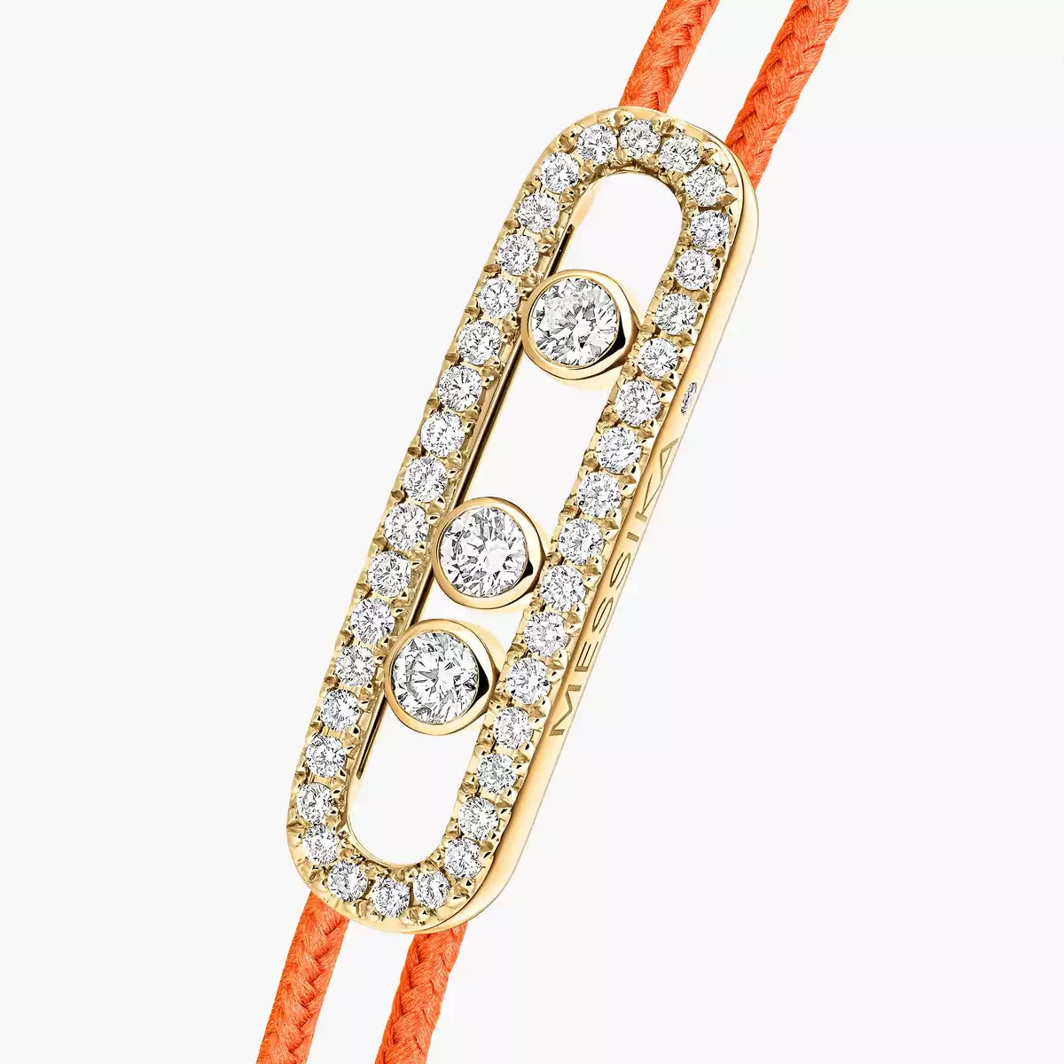[Eterna Jewels]MK Care(s) pink cord pavé bracelet