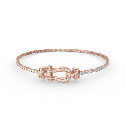 [Eterna Jewels]FORCE  HORSESHOE  DIAMOND TENNIS BRACELET