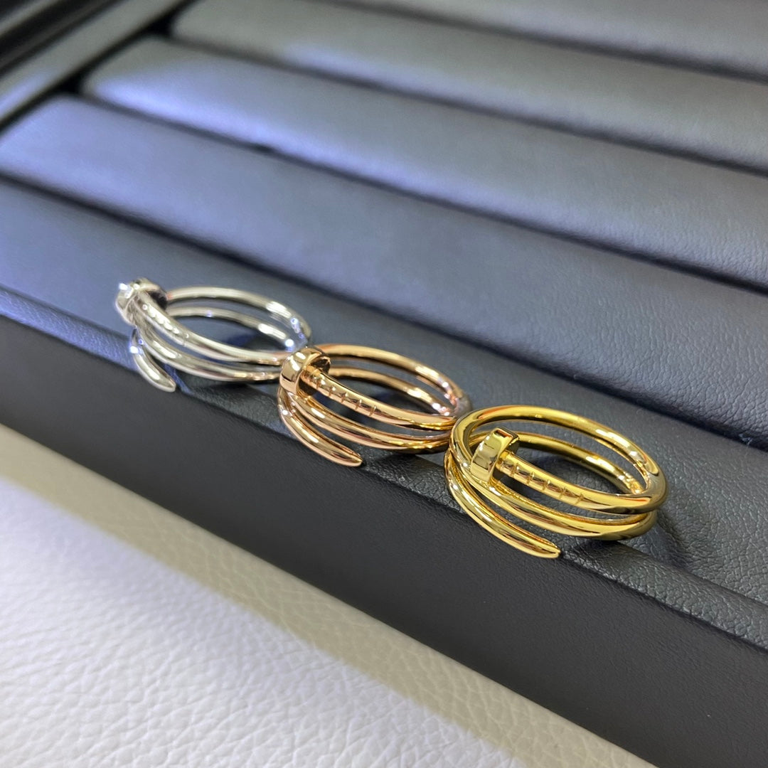 [Eterna Jewels]SMOOTH THREE-BAND NAIL RING