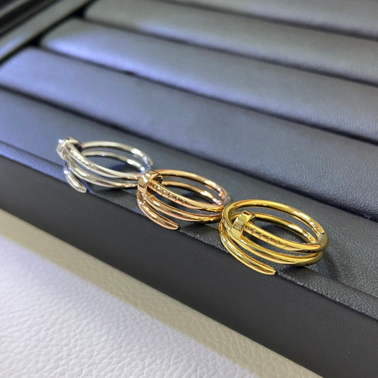 [Eterna Jewels]SMOOTH THREE-BAND NAIL RING
