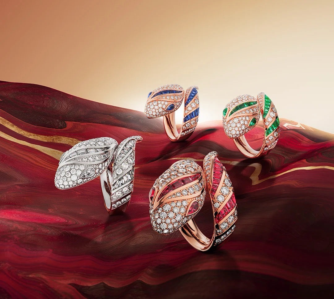 [Eterna Jewels]BRAND NEW LUXURY RED SNAKE RING