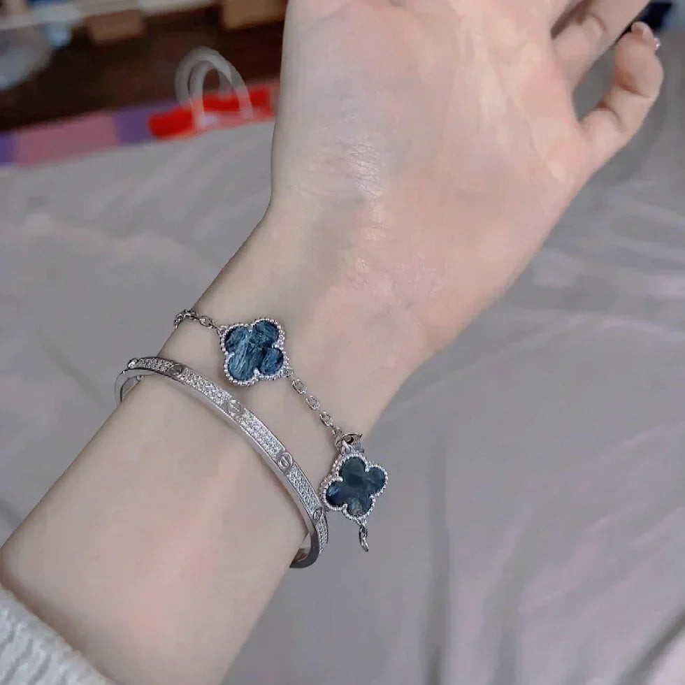 [Eterna Jewels]CLOVER 5 MOTIF PIETERSITE BRACELET COLLECTION