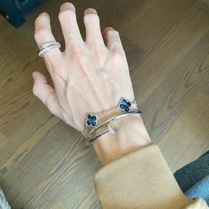 [Eterna Jewels]CLOVER 5 MOTIF PIETERSITE BRACELET COLLECTION