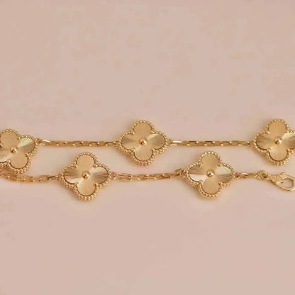 [Eterna Jewels] CLOVER 5 MOTIF LASER BRACELET COLLECTION