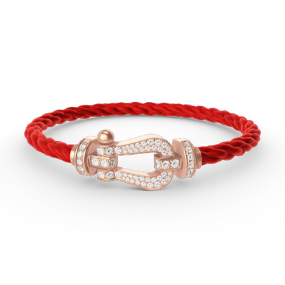 [Eterna Jewels]FORCE LARGE HORSESHOE FULL DIAMOND BRACELET ROSE GOLD