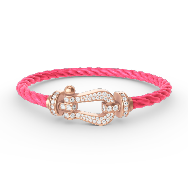 [Eterna Jewels]FORCE LARGE HORSESHOE FULL DIAMOND BRACELET ROSE GOLD