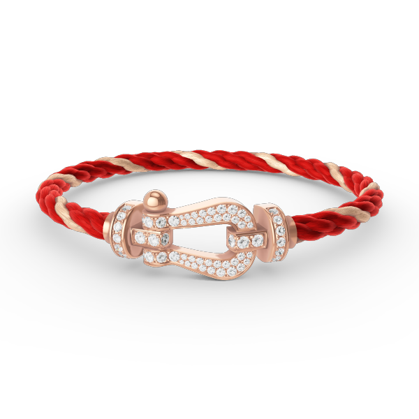 [Eterna Jewels]FORCE LARGE HORSESHOE FULL DIAMOND BRACELET ROSE GOLD