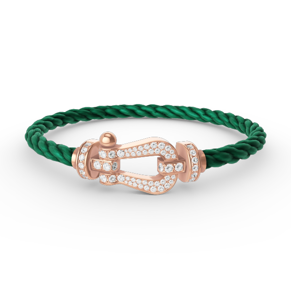 [Eterna Jewels]FORCE LARGE HORSESHOE FULL DIAMOND BRACELET ROSE GOLD