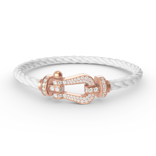 [Eterna Jewels]FORCE LARGE HORSESHOE FULL DIAMOND BRACELET ROSE GOLD
