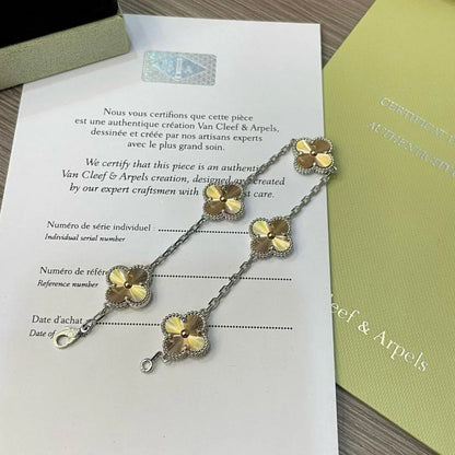 [Eterna Jewels] CLOVER 5 MOTIF LASER BRACELET COLLECTION