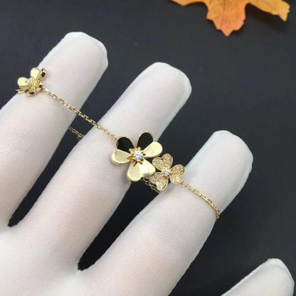 [Eterna Jewels]FRIVOLE GOLD 5 FLOWERS BRACELET
