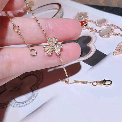 [Eterna Jewels]FRIVOLE GOLD FLOWER DIAMOND BRACELET