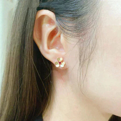[Eterna Jewels]FRIVOLE  FLOWER PINK EARRINGS