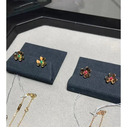 [Eterna Jewels]FRIVOLE  FLOWER PINK EARRINGS