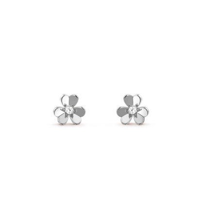 [Eterna Jewels]FRIVOLE MINI SILVER FLOWER EARRINGS