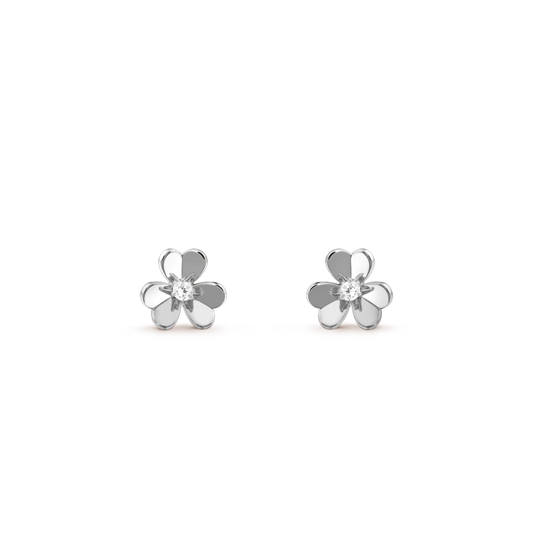 [Eterna Jewels]FRIVOLE MINI SILVER FLOWER EARRINGS