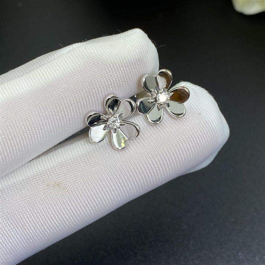 [Eterna Jewels]FRIVOLE MINI SILVER FLOWER EARRINGS
