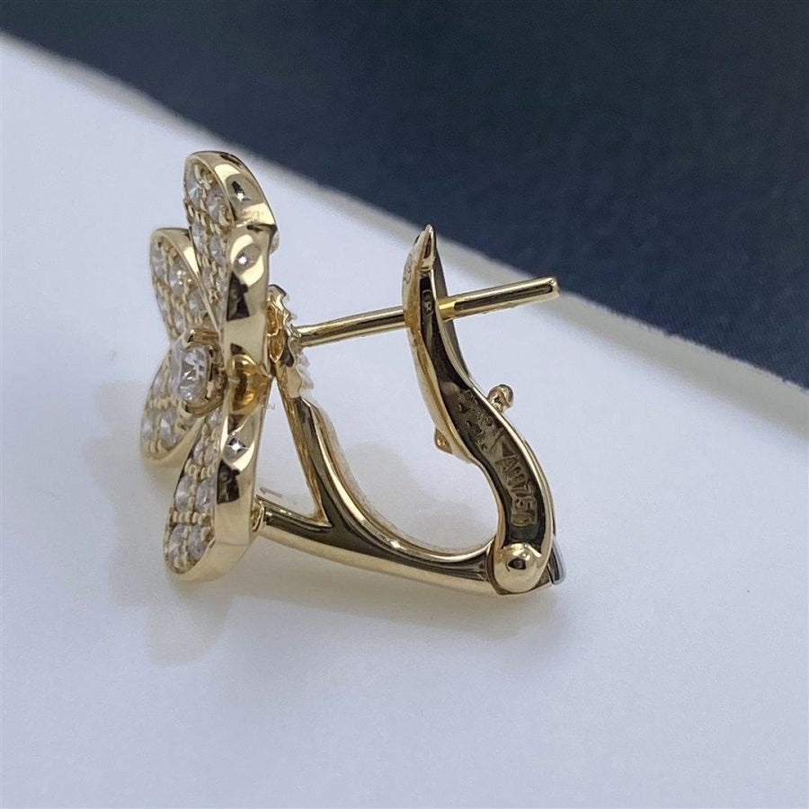 [Eterna Jewels]FRIVOLE GOLD FLOWER DIAMOND EARRINGS