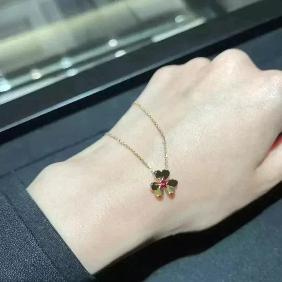 [Eterna Jewels]FRIVOLE GOLD FLOWER NECKLACE
