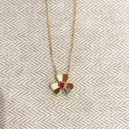 [Eterna Jewels]FRIVOLE GOLD FLOWER NECKLACE