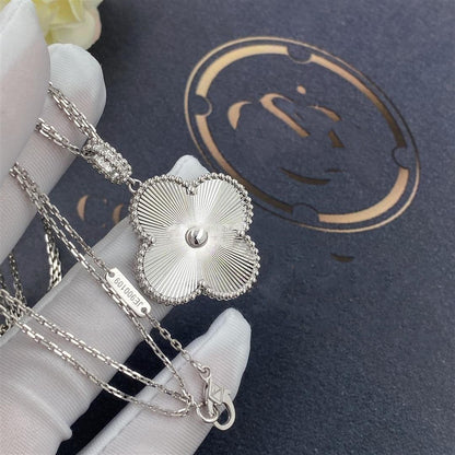 [Eterna Jewels]CLOVER 25MM SILVER BIG CLOVER NECKLACE