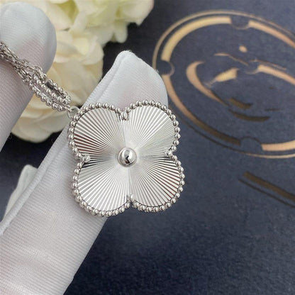 [Eterna Jewels]CLOVER 25MM SILVER BIG CLOVER NECKLACE