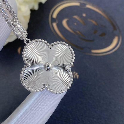 [Eterna Jewels]CLOVER 25MM SILVER BIG CLOVER NECKLACE