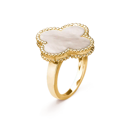 [Eterna Jewels]CLOVER WHITE MOP RING