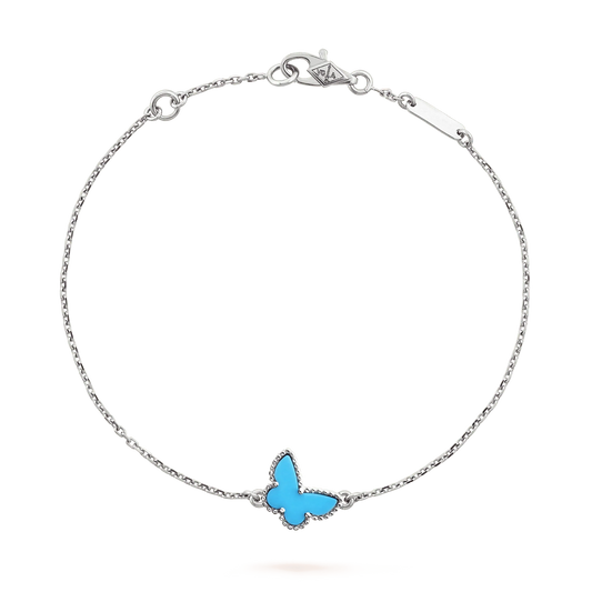 [Eterna Jewels]BUTTERFLY TURQUOISE BUTTERFLY BRACELET SILVER