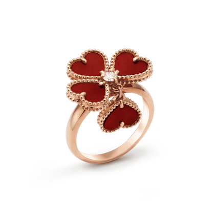 [Eterna Jewels]SWEET CLOVER CARNELIAN RING