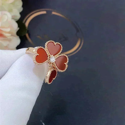 [Eterna Jewels]SWEET CLOVER CARNELIAN RING