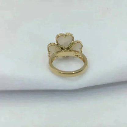 [Eterna Jewels]SWEET CLOVER WHITE MOP RING