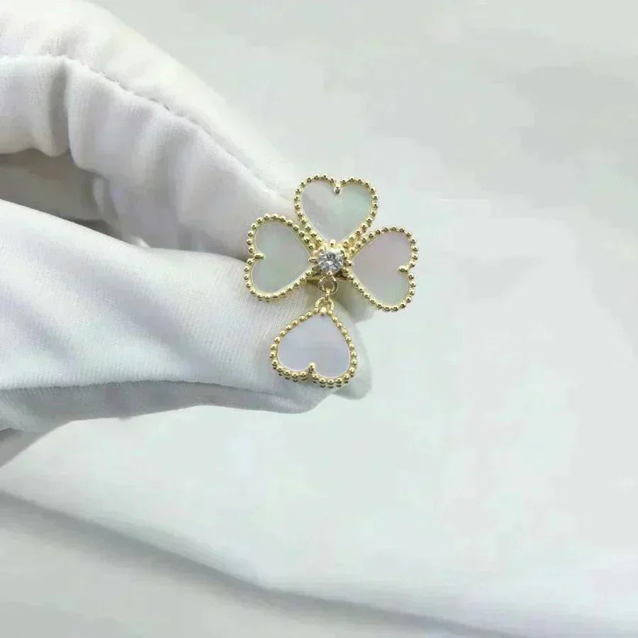 [Eterna Jewels]SWEET CLOVER WHITE MOP RING