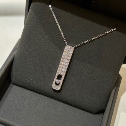 [Eterna Jewels]MY FIRST DIAMOND PAVED NECKLACE